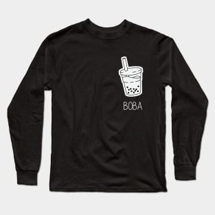 Boba Pocket Square Long Sleeve T-Shirt